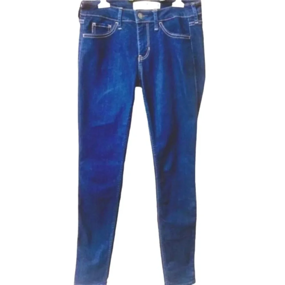 Hollister Women's Super Skinny Denim Blue Jeans Size 4